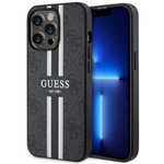 Cover Guess GUHMP13LP4RPSK iPhone 13 Pro / 13 6.1" nero/nero rigidocase 4G Strisce stampate MagSafe Case
