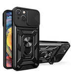 Obal Hybridní Armor Camshield obal Vivo Y35 / Vivo Y22 / Vivo Y22s pancéřové pouzdro s krytem fotoaparátu černé Case