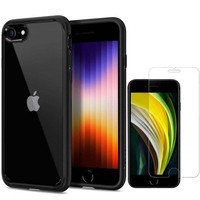 Pouzdro SPIGEN iPhone 7 8 SE 2020 Ultra Hybridní černé pouzdro Apple