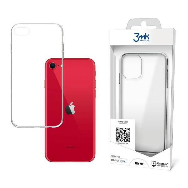 3mk All-Safe Skinny Case iPhone 7/8/SE 2020/2022 Čirý