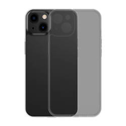 Baseus Matné skleněné pouzdro pro iPhone 13 Hard Cover s gelovým rámem černý (ARWS000901)