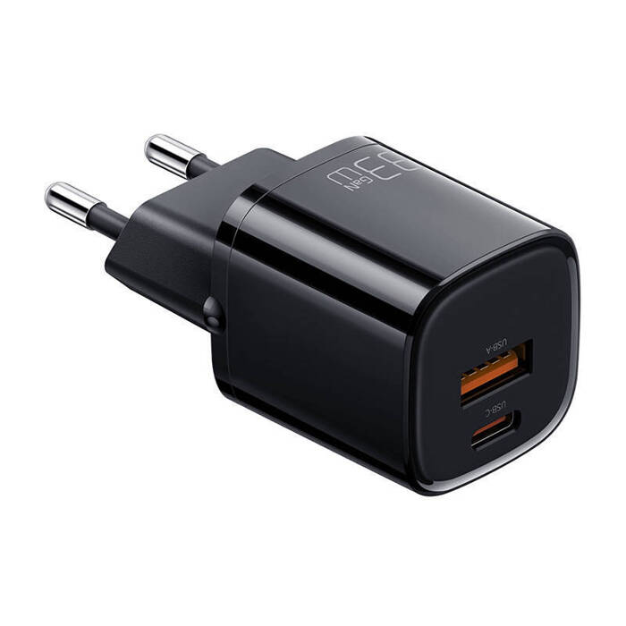 Charger Mcdodo Nano GaN CH-0151, USB + USB-C, 33W (black)