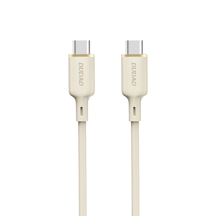 Dudao L7SCC USB-C - USB-C kabel 100W 1m - béžový