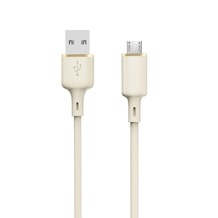 Dudao L7SM USB-A - micro USB kabel 5A 1m - béžový