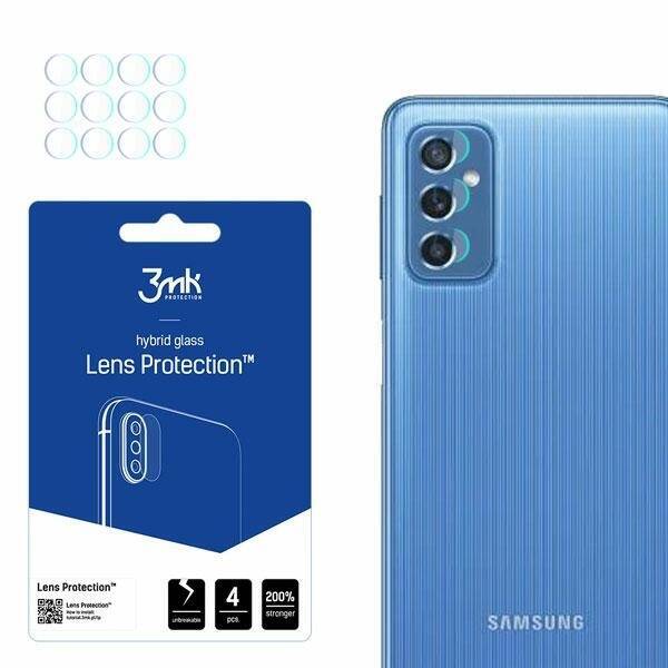 Hybridní Sklo 3MK Samsung Galaxy M52 Lens Protect 4ks ochranné sklo na objektiv fotoaparátu