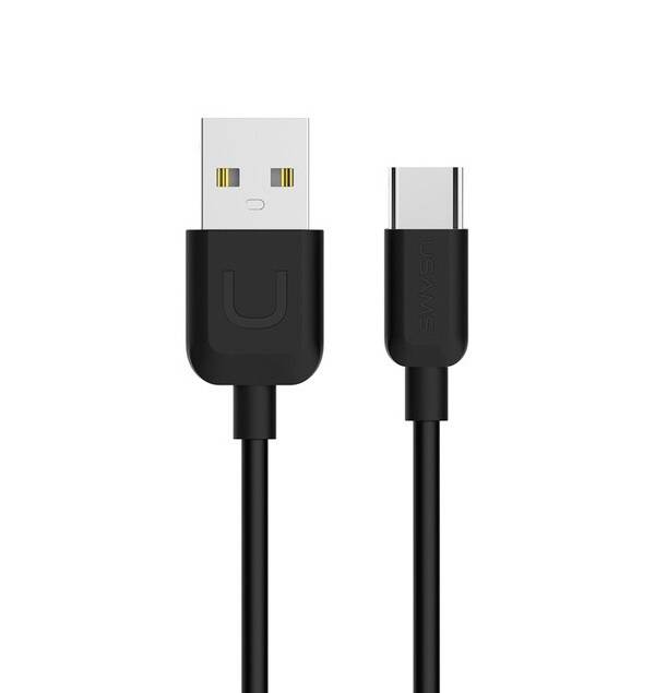 Kabel USAMS U-Turn USB-C 2A 1m Černá