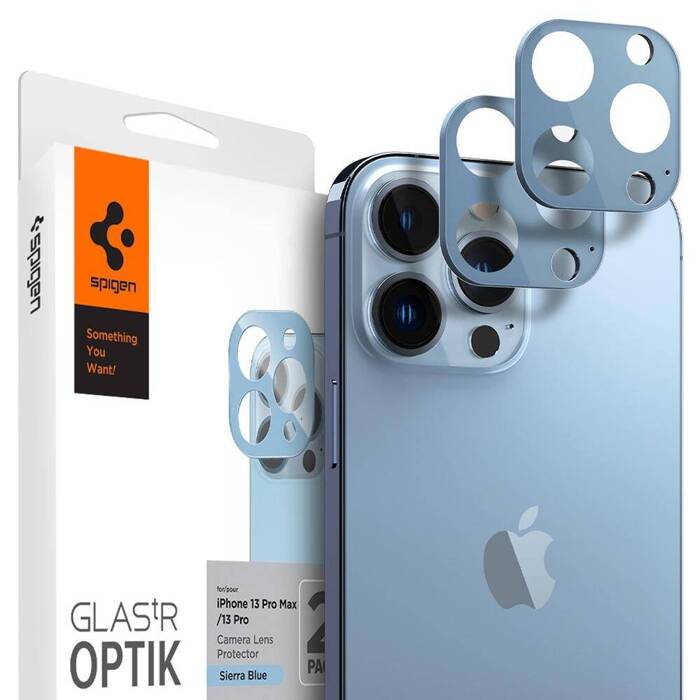 OCHRANA FOTOAPARÁTU SPIGEN OPTIK.TR 2-BALENÍ iPhone 13 PRO / 13 PRO MAX SIERRA BLUE KRYT