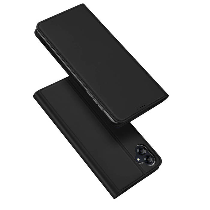 Obal Dux Ducis Skin Pro obal pro Samsung Galaxy A04e flip cover card wallet stand black Case