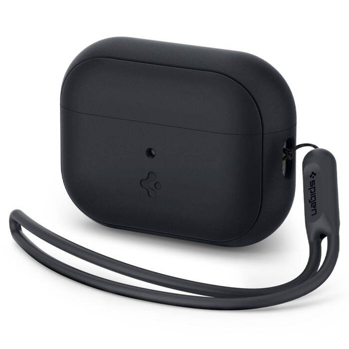 Obal Spigen Silikonový pásek Apple Airpods Pro 1 / 2 Black Case