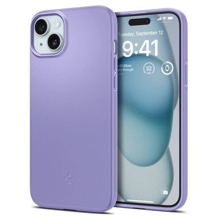 Obal Spigen Thin Fit iPhone 15 Iris Purple