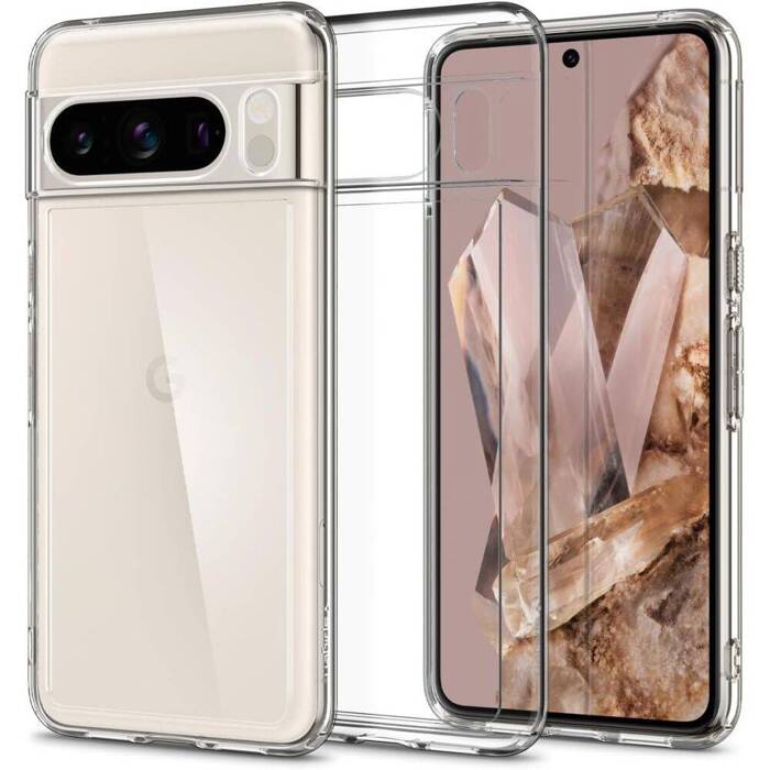 Obal Spigen Ultra Hybrid Google Pixel 8 Pro Crystal Clear Case