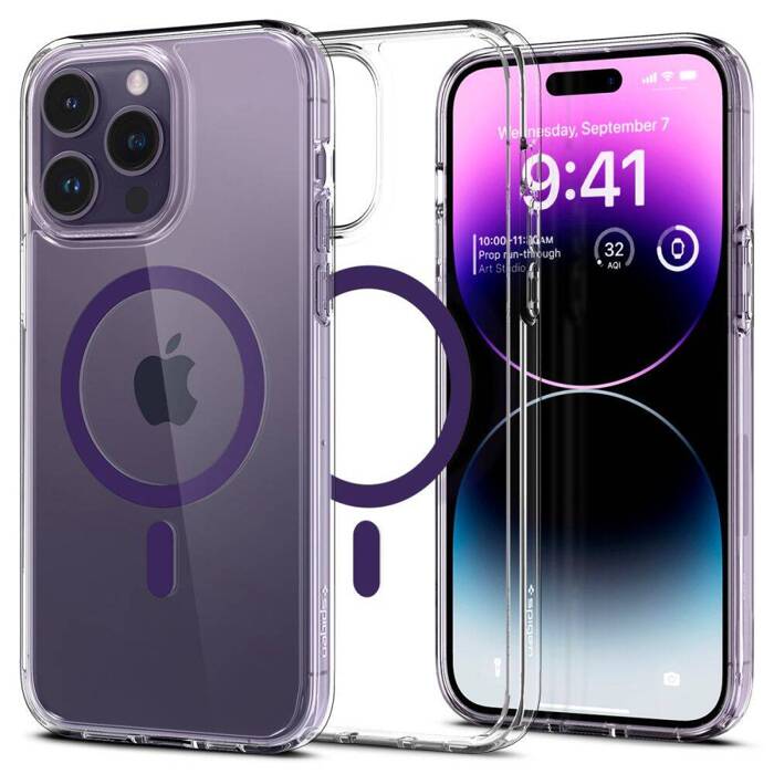 Obal Spigen Ultra Hybrid Mag MagSafe iPhone 14 Pro Max Deep Purplecase