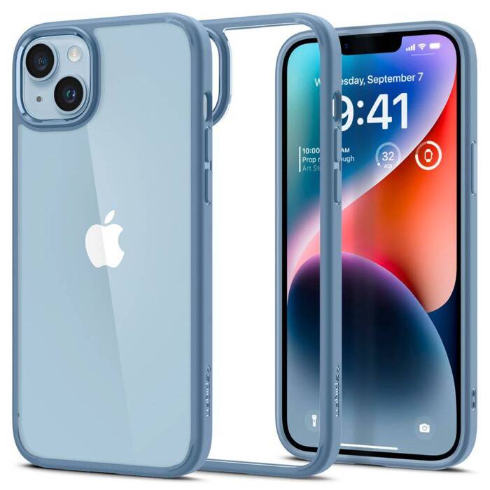 Obal Spigen Ultra Hybrid iPhone 14 Sierra Blue Case