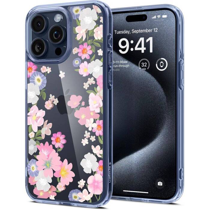 Obal Spigen Ultra Hybrid iPhone 15 Pro Blossom