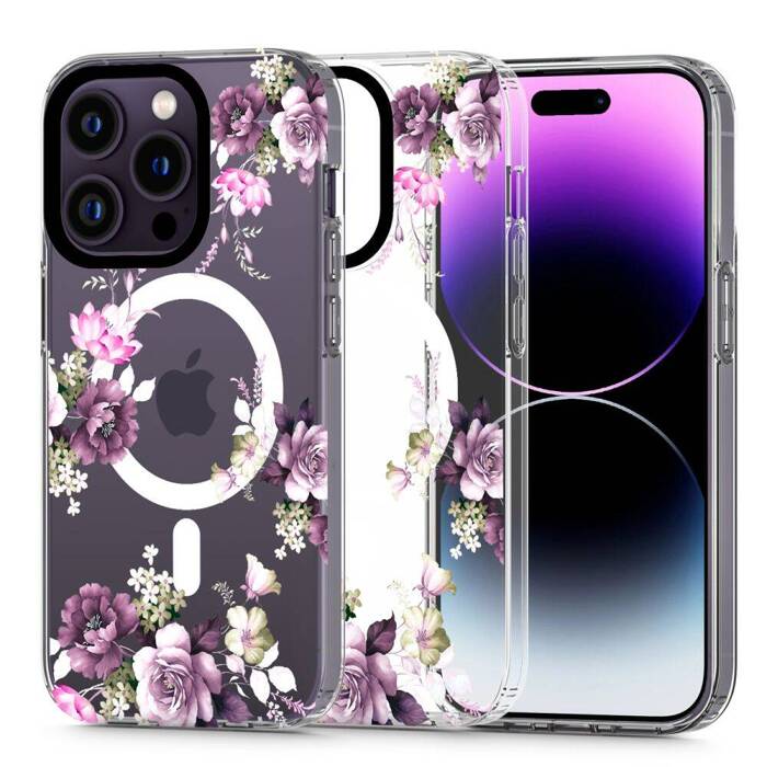 Obal Tech-protect Magnálada MagSafe iPhone 13 Pro Max Spring Floral Case