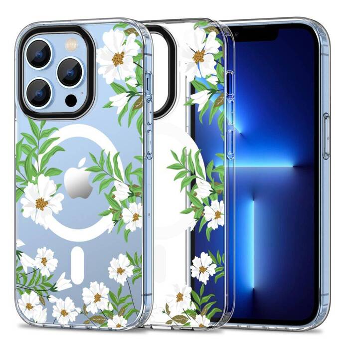 Obal Tech-protect Magnálada MagSafe iPhone 13 Pro Spring Daisy Case