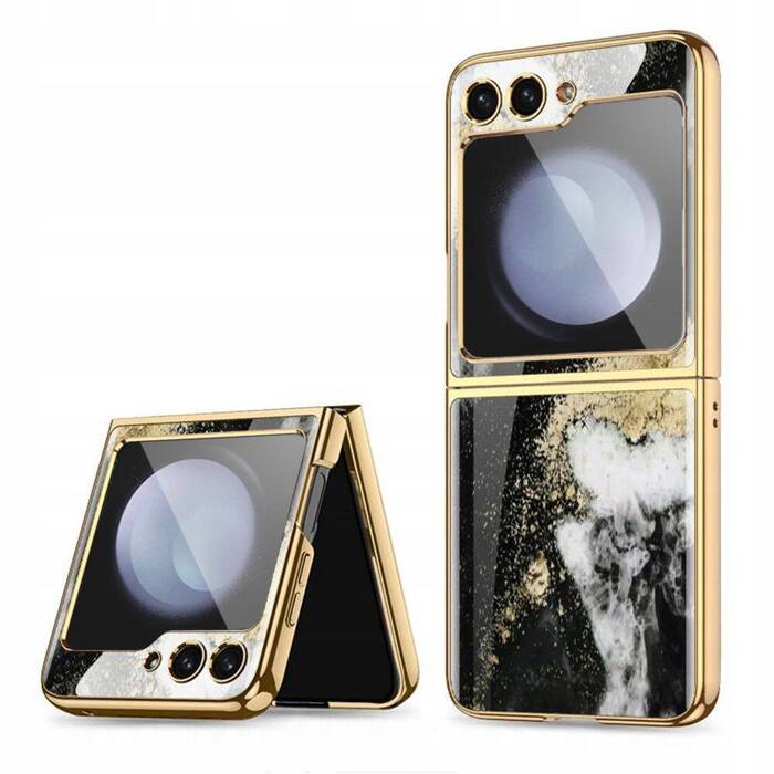 Obal Tech-protect Mood Marble Galaxy Z Flip 5 Black Case