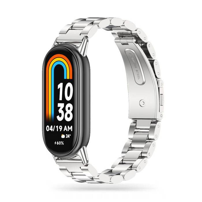 Obal Tech-protect Stainless Xiaomi Smart Band 8 / 8 Nfc Silver Case