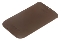 Originální Pouzdro SAMSUNG Galaxy Note 2 Galaxy S6 S7 S8 Slide Leather Brown