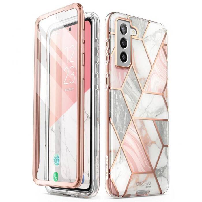 Pouzdro Case Supcase S21 FE Cosmo Marble Pink