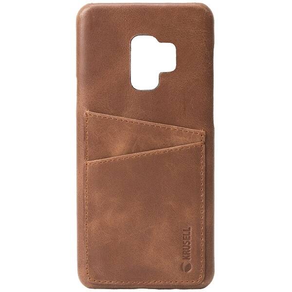 Pouzdro KRUSELL Samsung Galaxy S9 G960 Sunne 2 Card Cover 61265 Cognac Case