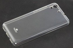 Pouzdro MERCURY Jelly Case Huawei Y6 II Honor 5A Transparentní silikonový kryt