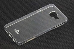 Pouzdro MERCURY Jelly Case Samsung Galaxy A3 2016 Transparentní silikonový kryt