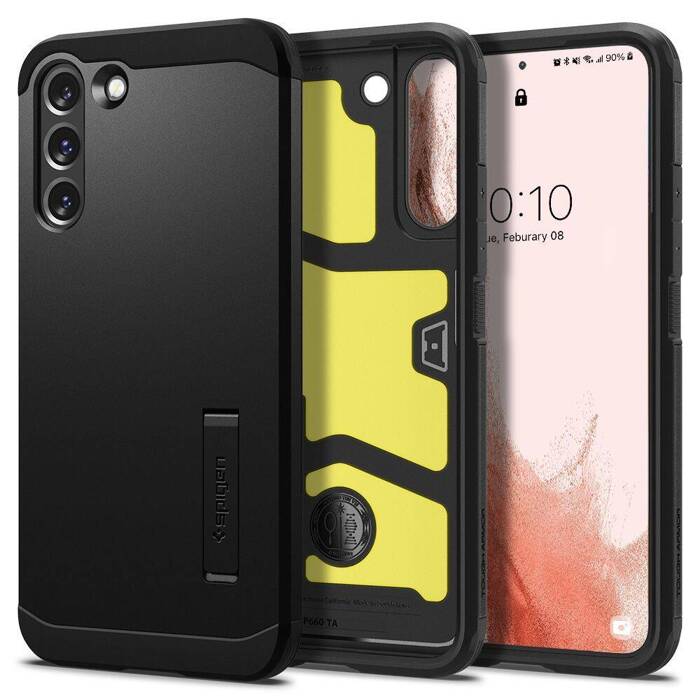 Pouzdro SPIGEN Tough Armor Galaxy S21 Black Black Case