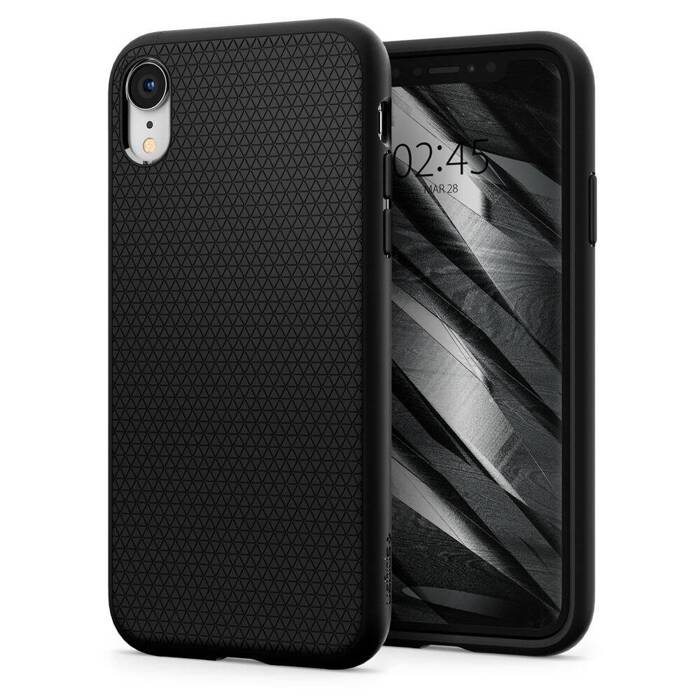 Pouzdro SPIGEN iPhone XR Liquid Air Black Case 