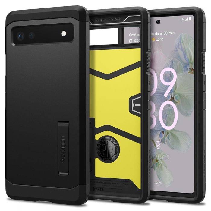 Pouzdro Spigen Tough Armor Google Pixel 6a Black