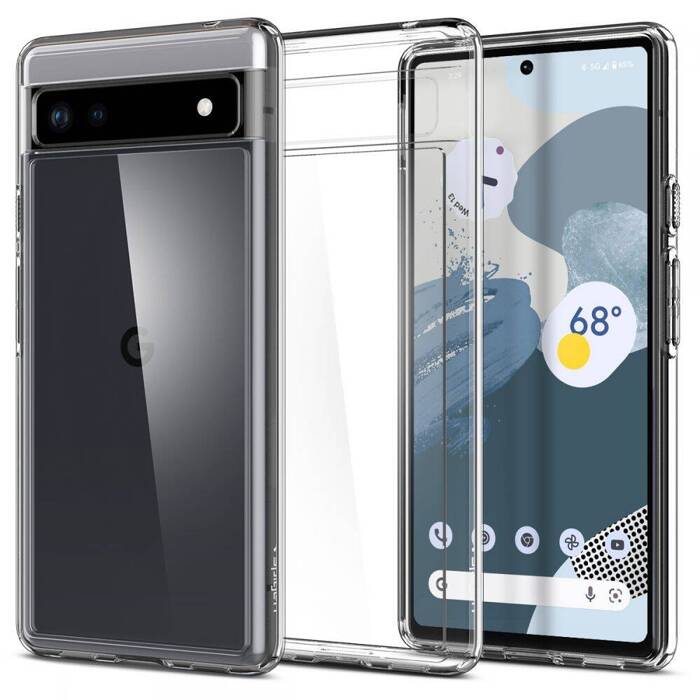 Pouzdro Spigen Ultra Hybrid Google Pixel 6a Crystal Clear