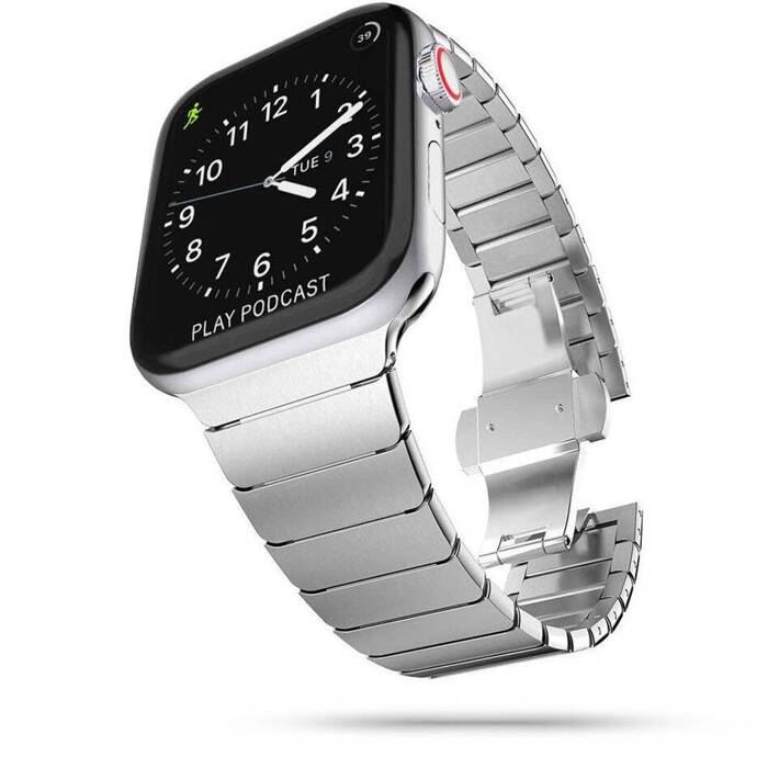 Řemínek TECH-PROTECT Linkband Apple Hodinky 1/2/3/4 (42/44 mm) Stříbrná