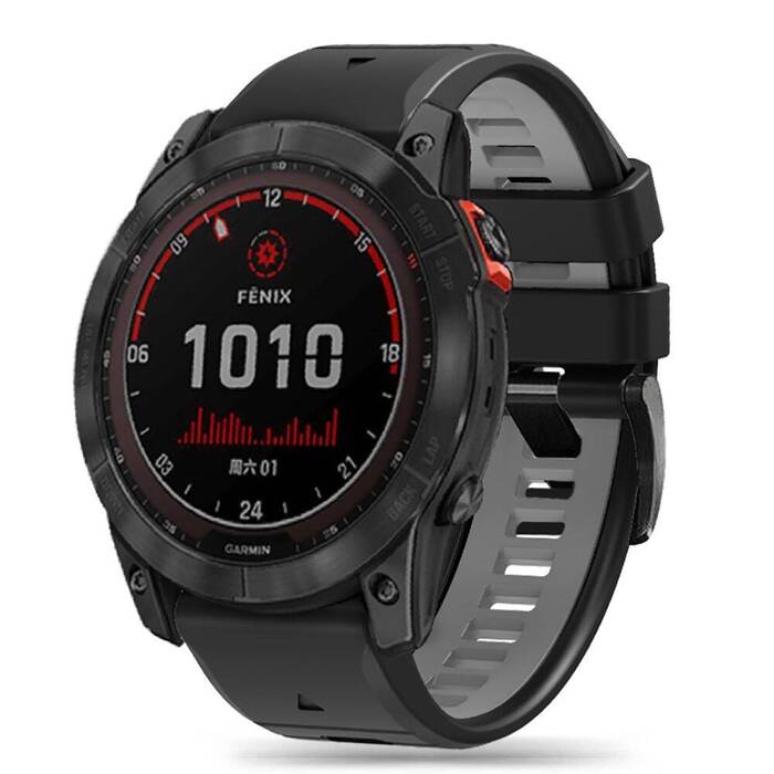 Řemínek Tech-protect Iconband Pro Garmin Fenix 5 / 6 / 6 Pro / 7 Black/grey