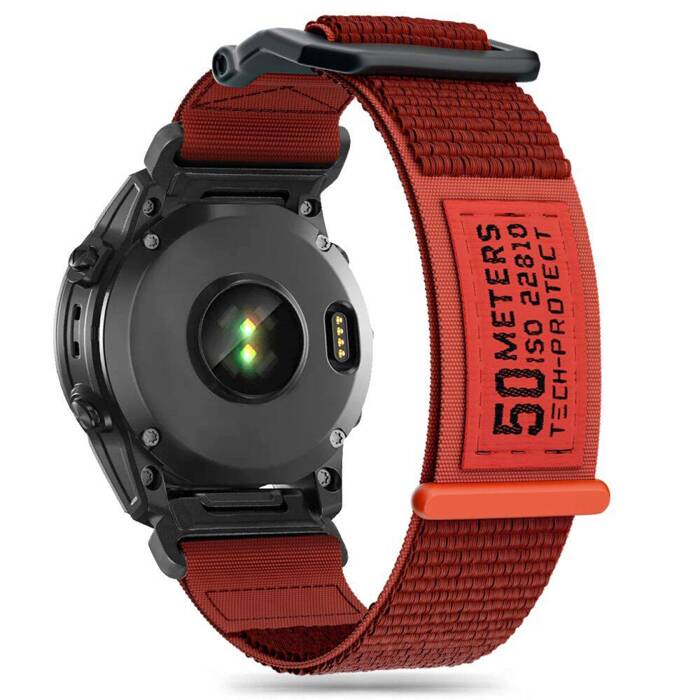 Řemínek Tech-protect Scout Garmin Fenix 3 / 5x / 3h / 5x Plus / 6x / 6x Pro / 7x Oranžová