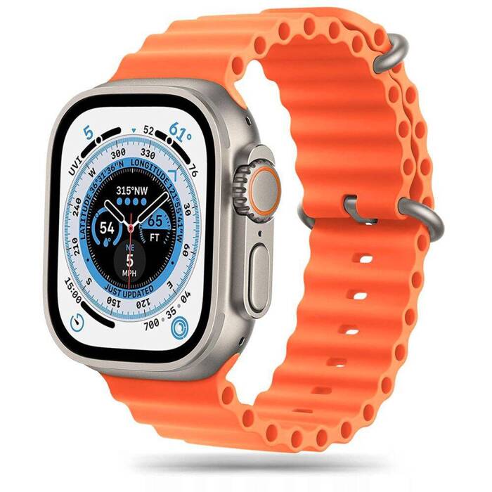 TECH-PROTECT ICONBAND PRO Apple Watch 4 / 5 / 6 / 7 / 8 / SE / ULTRA (42 / 44 / 45 / 49 MM) ORANŽOVÁ