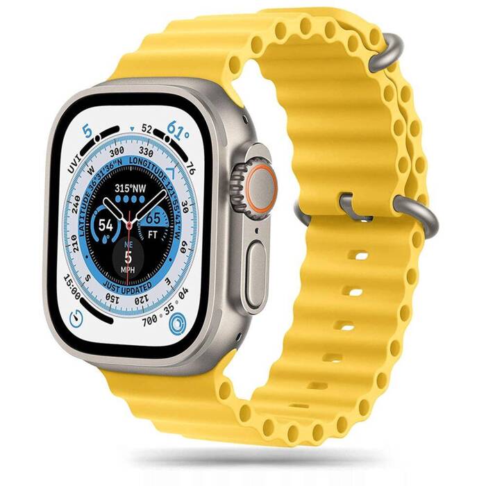 TECH-PROTECT ICONBAND PRO Apple Watch 4 / 5 / 6 / 7 / 8 / SE / ULTRA (42 / 44 / 45 / 49 MM) ŽLUTÝ