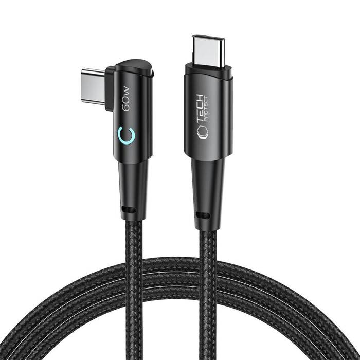 Tech-Protect Ultraboost kabel typu C 60w/6a 200cm šedý