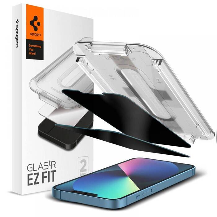 Tempered Glass SPIGEN Apple iPhone 13 13 Pro 2-Pack Privacy Glass