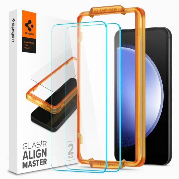 Tempered Glass Spigen Alm Glas.tr 2-pack Galaxy S23 Fe čirý