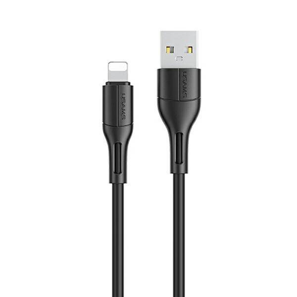 USAMS Kabel U68 lightning 2A Fast Charge 1m černá / černá SJ500USB01 (US-SJ500)