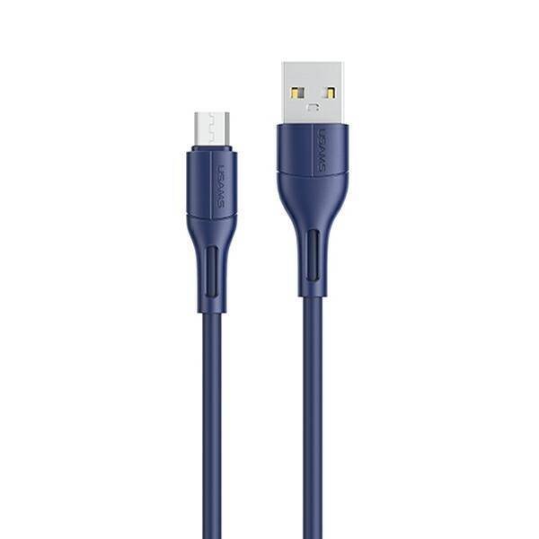 USAMS Kabel U68 microUSB 2A Fast Charge 1m modrý / modrý SJ502USB03 (US-SJ502)