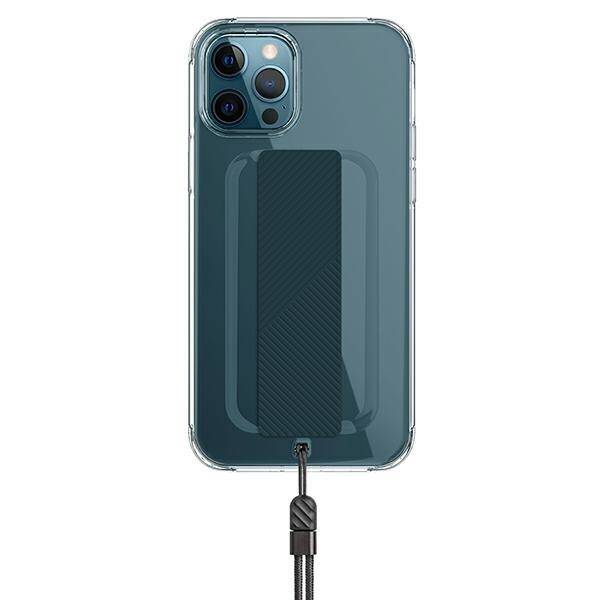 Uniq pouzdro Heldro iPhone 12/12 Pro 6,1&quot; průhledné / čiré Antimikrobiální