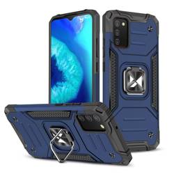 Wozinsky Ring Armor odolný kryt hybridního pouzdra + magnetický držák pro Samsung Galaxy A03s modrý