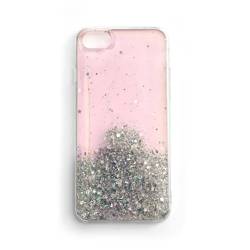 Wozinsky Star Glitter Shiny Cover Case with Glitter pro Xiaomi Redmi K40 Pro + / K40 Pro / K40 / Poco F3 růžové