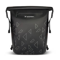 Wozinsky voděodolný batoh do kufru na kolo taška na kolo 2v1 23l černá (WBB31BK)