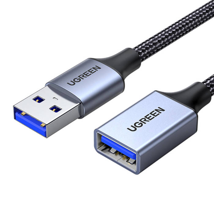 Prolunga Ugreen cavo adattatore USB (maschio) - USB (femmina) 3.0 5Gb/s 2m  grigio (US115) - ✓