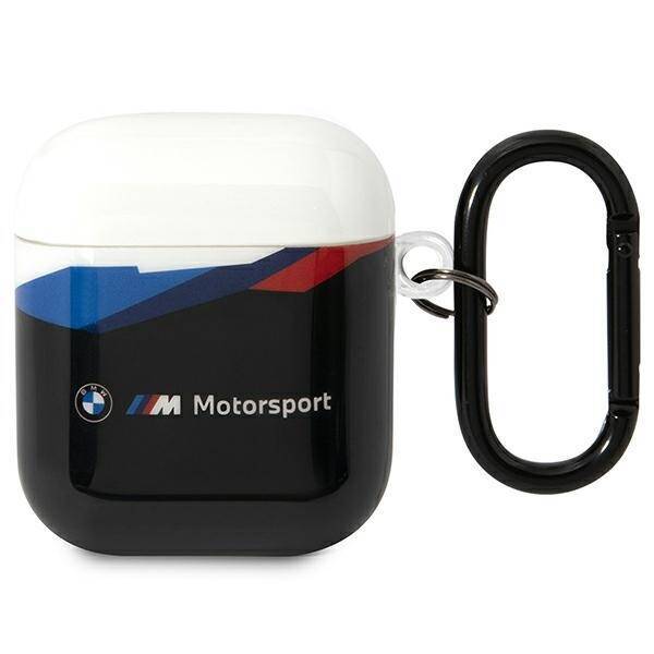 Coque BMW BMA222SWTK pour AirPods 1/2 coque noir/noir Multicolore