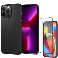 Hülle SPIGEN DÜNN FIT iPhone 13 PRO SCHWARZ FALL