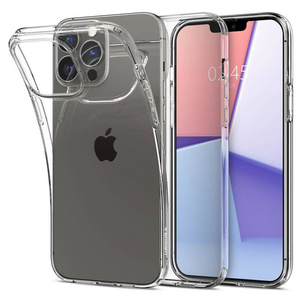 Spigen iPhone 13 Pro Liquid Crystal Kristalltransparent Clear Case + Tempered Glass Spigen Glas.Tr Slim