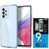 Hülle Spigen Ultra Hybrid Samsung Galaxy A53 5G Kristallklar + Glas